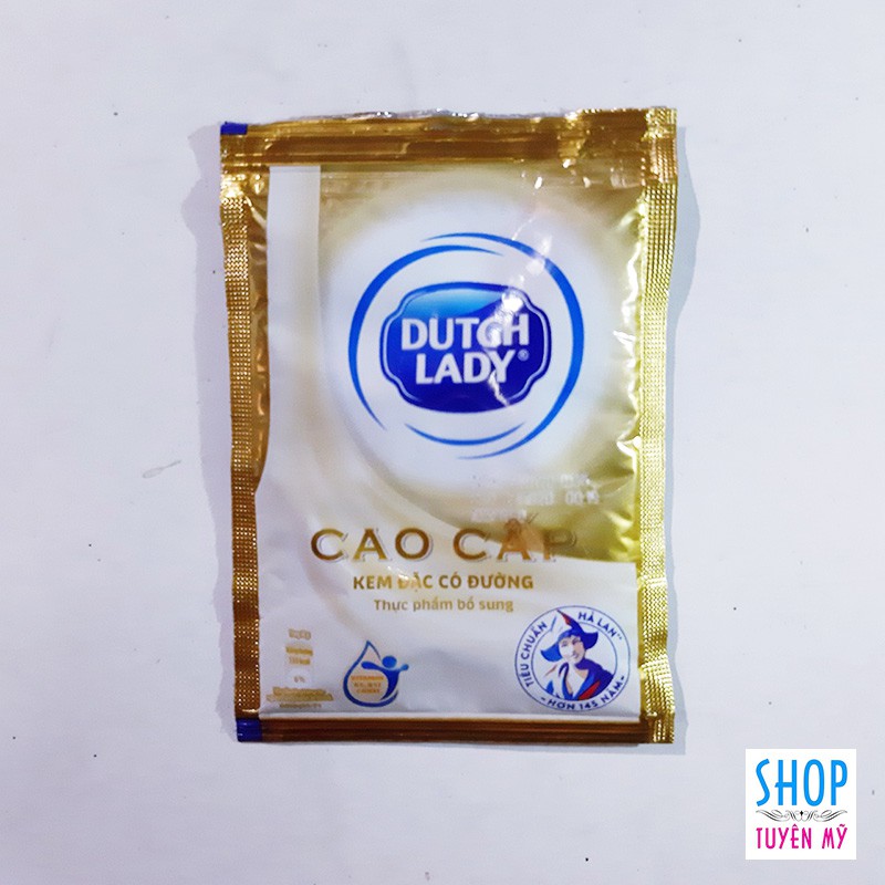 Kem đặc có đường Dutch Lady - gói nhỏ tiện dụng 40g