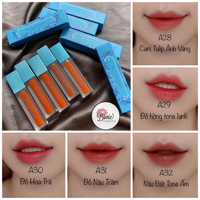 Sẵn Ver 5 -6 -7 ) Son kem Black Rouge Air Fit Velvet Tint Version 6 -  Blueming Garden A06 A12 | Shopee Việt Nam