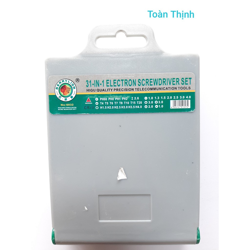Tua Vít Đa Năng Sửa Điện Thoại 31 Mũi Và 32 Mũi Cao Cấp Hiệu Berrylion Chính Hãng - Tô Vít Sữa Điện Thoại
