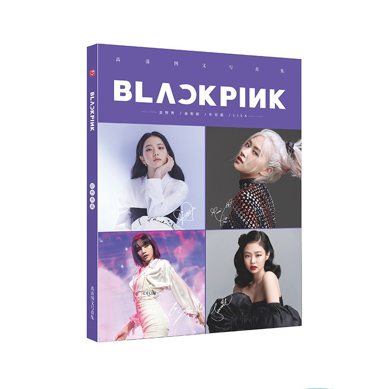 (Bìa Tím/ Hồng) Album ảnh Photobook Blackpink tập ảnh mẫu mới in hình idols