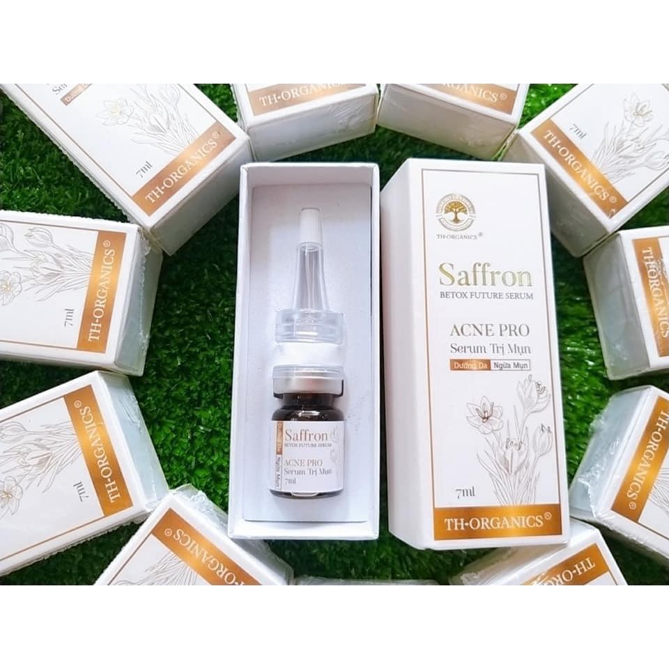 Serum Tiêu Mụn Saffron Betox Future TH-Orgnics - Thảo Dược 100%  Không Bong Da