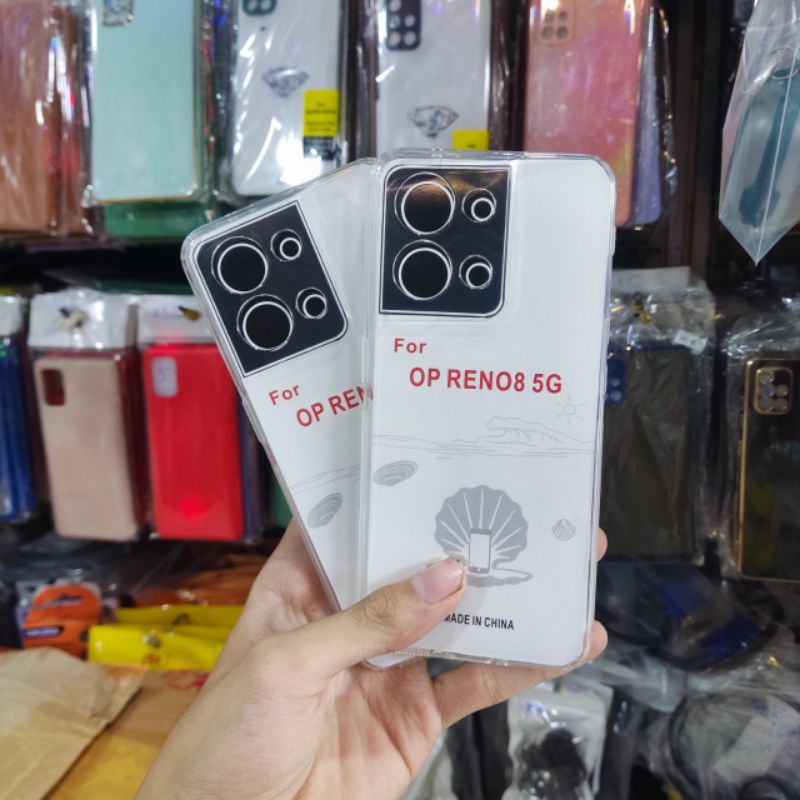 Ốp lưng Oppo Reno 8 5G / Reno 8 Pro 5G / Reno 8 pro plus 5G dẻo siêu trong suốt bảo vệ camera viền nhám chống trượt