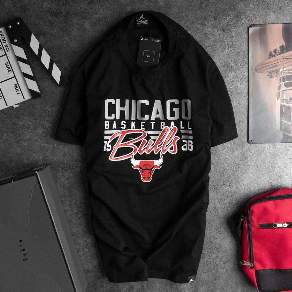 Áo thun Cotton 4 chiều  - CHICAGO BULLS Hàng VNXK xịn