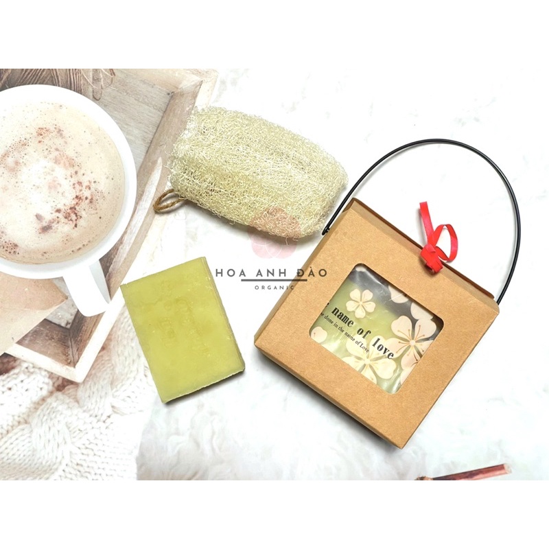 [SOAP MƯỚP ĐẮNG] Xà phòng thực vật thủ công thương hiệu Hoa Anh Đào