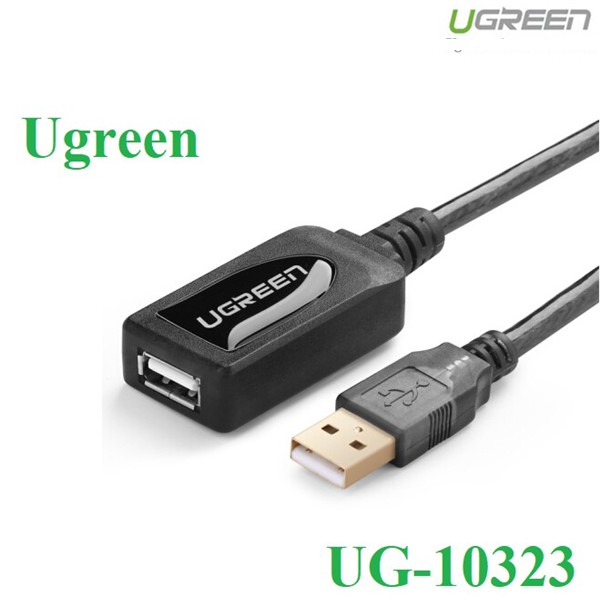 Cáp USB nối dài 15m có chíp khuếch đại chính hãng Ugreen 10323
