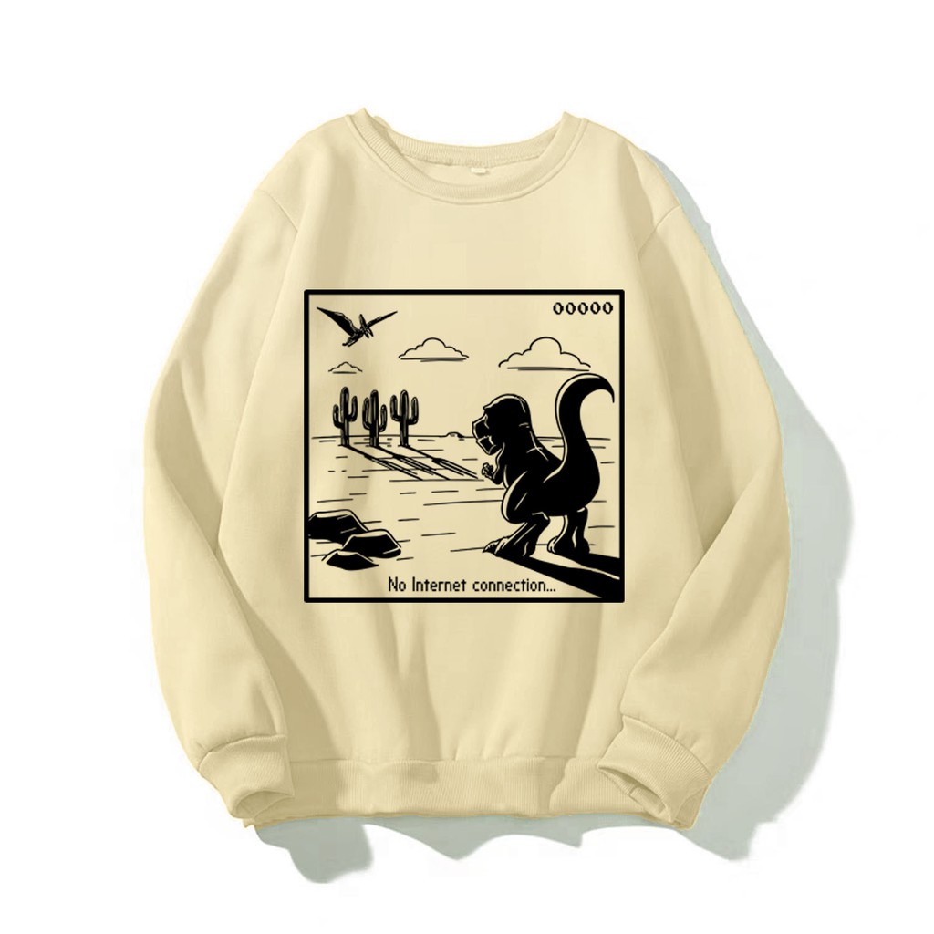Áo Sweater Dài Tay Nỉ Bông Bear Dream Here - Form rộng Unisex Nam Nữ Couple