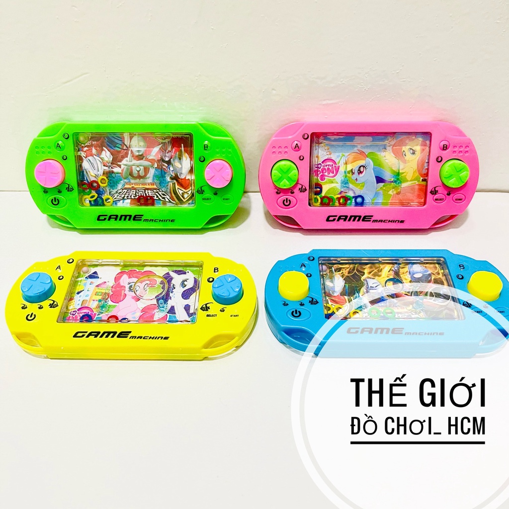 [VUI NHỘN] Đồ chơi trẻ em máy chơi game bắn vòng nước dành cho bé thích chơi bấm nước xếp vòng luyện kỹ năng nhanh tay