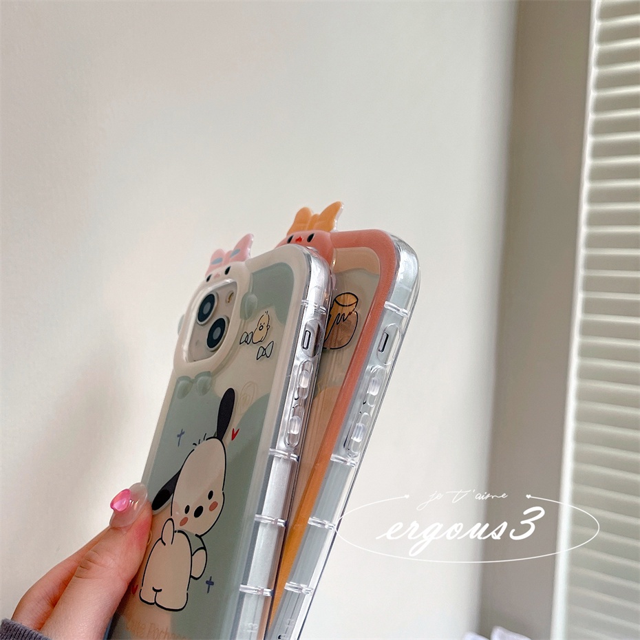 Ốp Điện Thoại Mềm Hình Gấu Pooh Và Pochacco Cho iPhone 14 13 12 11 Pro Max SE2020 X XR Xs Max 7 8 6 6s Plus