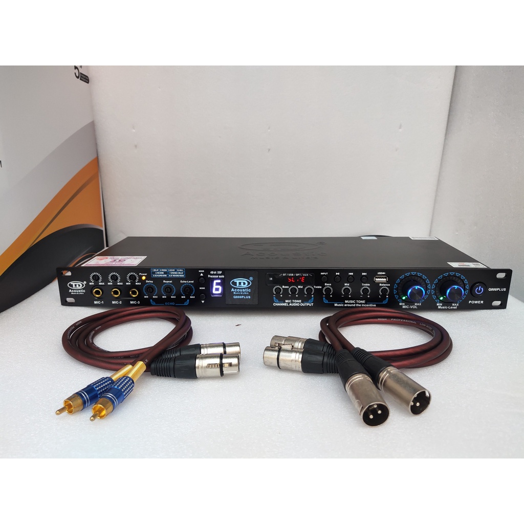 Vang cơ lai số TD Q800 Plus có điều khiển . Tặng kèm rắc canon kết nối