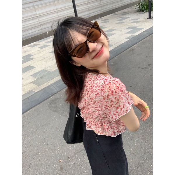 Kính mát Sol Sista Kate Sunglasses  - Kính râm dáng mắt mèo màu đen & nâu