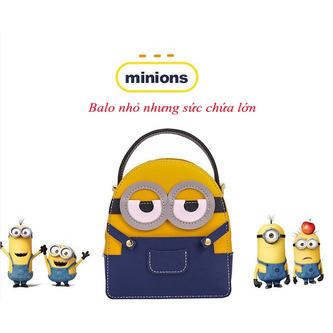 Balo Handmade Mini Hình Minion ❤️ Ebi Store - Freeship ❤️ Set Nguyên Liệu Balo Khâu Tay Cực Đáng Yêu Siêu Ngầu