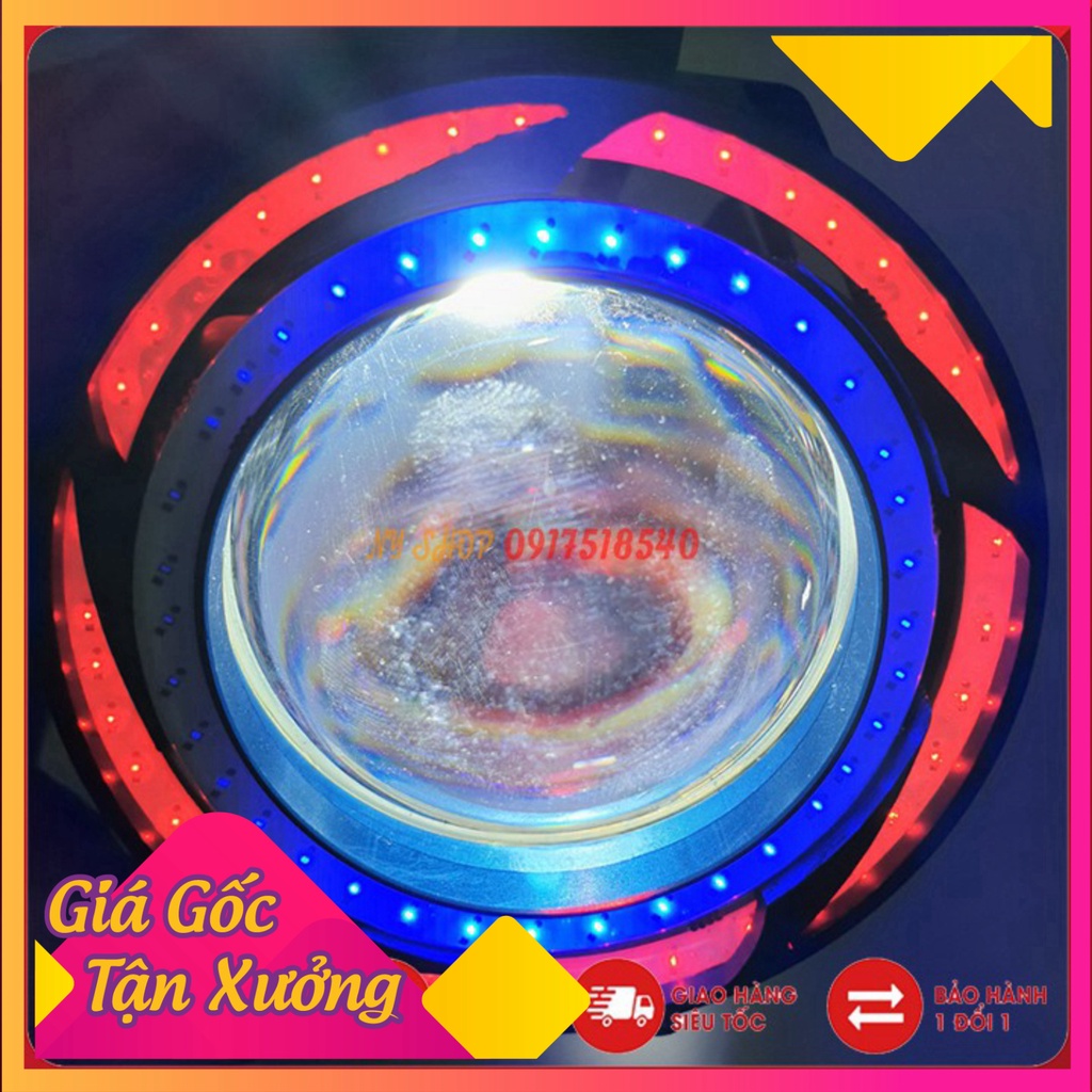 ĐÈN LED U11 TRỢ SÁNG LỒNG NHÔM (3 chế độ, 2 vòng led, tặng công tắc on/off nhỏ)  (Ảnh Sp thật)