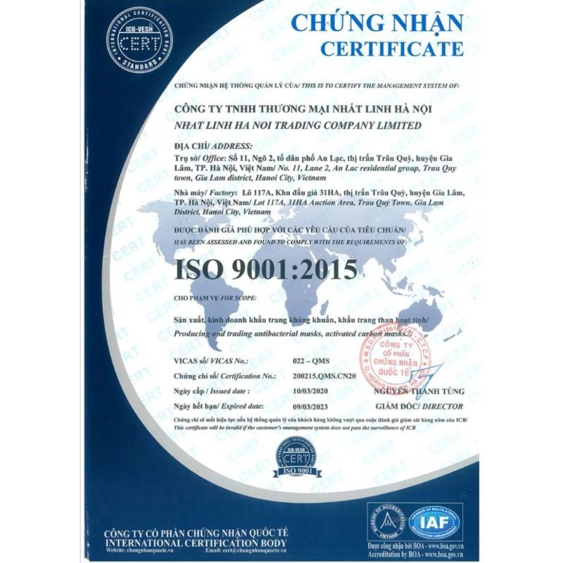 Khẩu trang chính hãng Ami, khẩu trang 4 lớp hộp 50 cái dầy đẹp