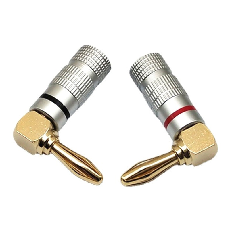 Giắc Cắm Bắp Chuối Mạ Vàng Cho Hệ Thống Khuếch Đại Âm Thanh / Video