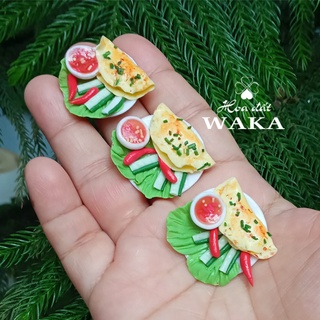 Bánh Xèo Mini 01 Đất Sét Cao Cấp