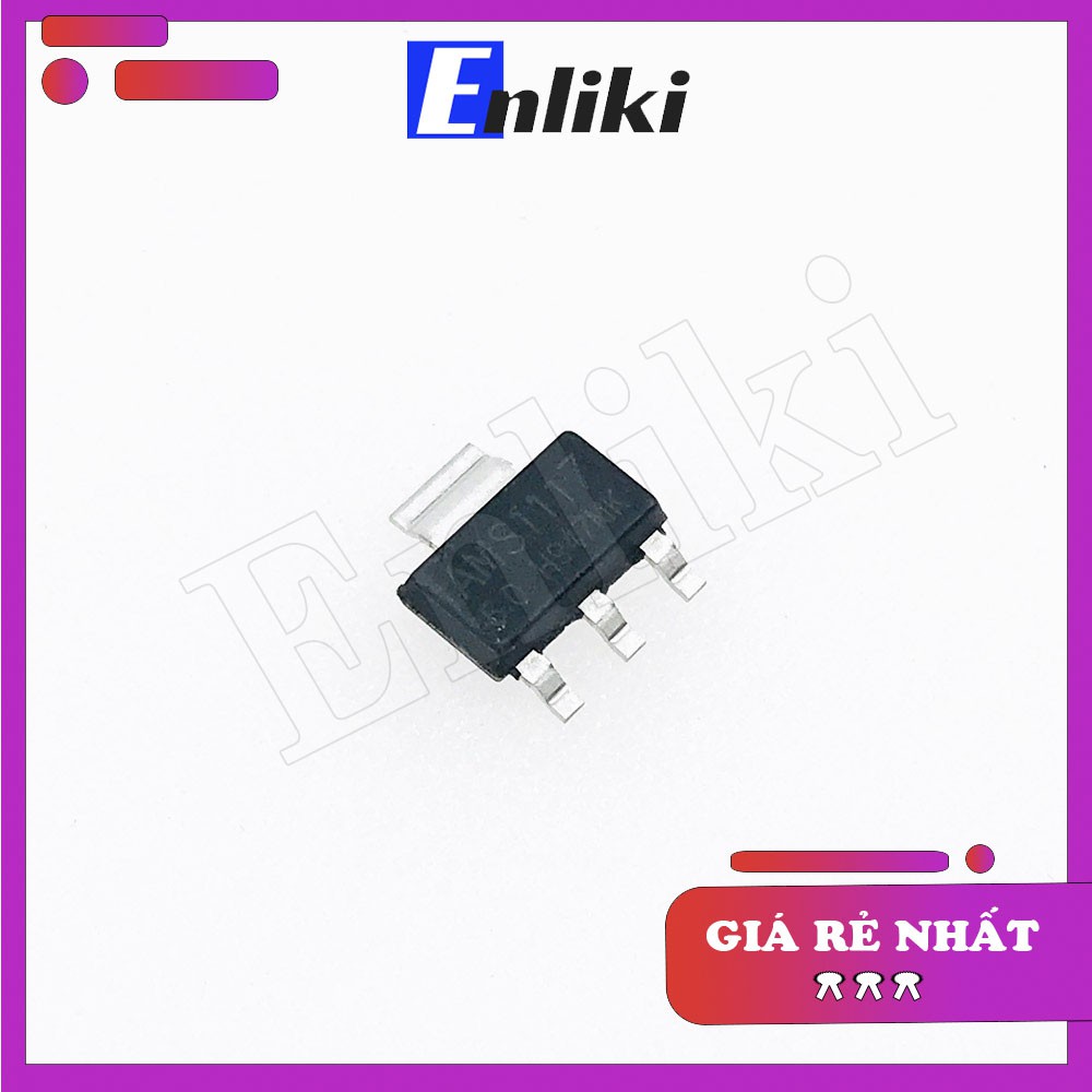 Ic ổn áp AMS1117-5v 5v 1a SOT223