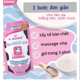 Muối Tắm Trắng Da Sữa Bò A BONNE' SPA MILK SALT