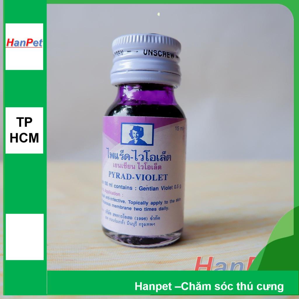 VIOLET cho gà xướt mép , xói bội , lở mép