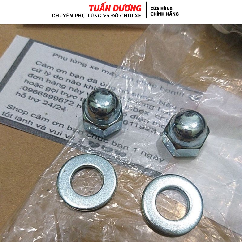 Ốc bắt giảm xóc sau xe máy  - hàng xịn lắp như zin cho dream và wave các loại