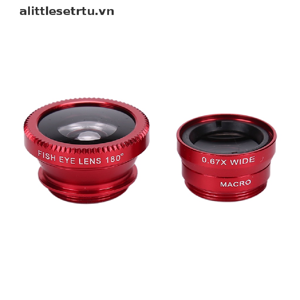Thấu Kính Macro Góc Rộng 0.67X 3 Trong 1 Dạng Kẹp Tiện Dụng Cho Điện Thoại Di Động