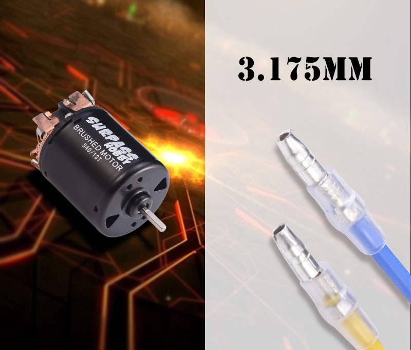 Động cơ chổi than Surpass Hobby 540 80t 13t 17t 21t 23t 27t 35t 45t 55t 540 cho xe đua Rock crawler off road 1/10