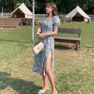 ĐẦM MAXI HOA XẺ TÀ