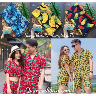 💝GÌ CŨNG RẺ💝 Set Quần áo trái cây đi biển*Bắt trend*Giá sốc (Ảnh thật, đủ size 7-100kg)