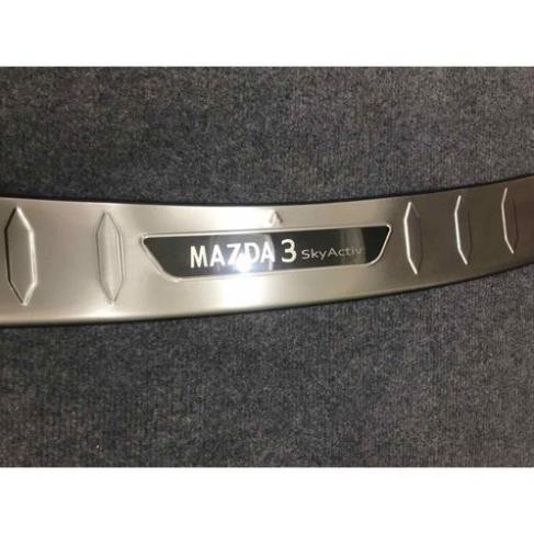 Chống trầy cốp xe mazda 3 2020 - 2021 mẫu inox