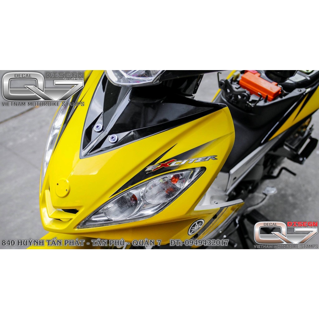 TEM RỜI EXCITER 2010 VÀNG ĐEN