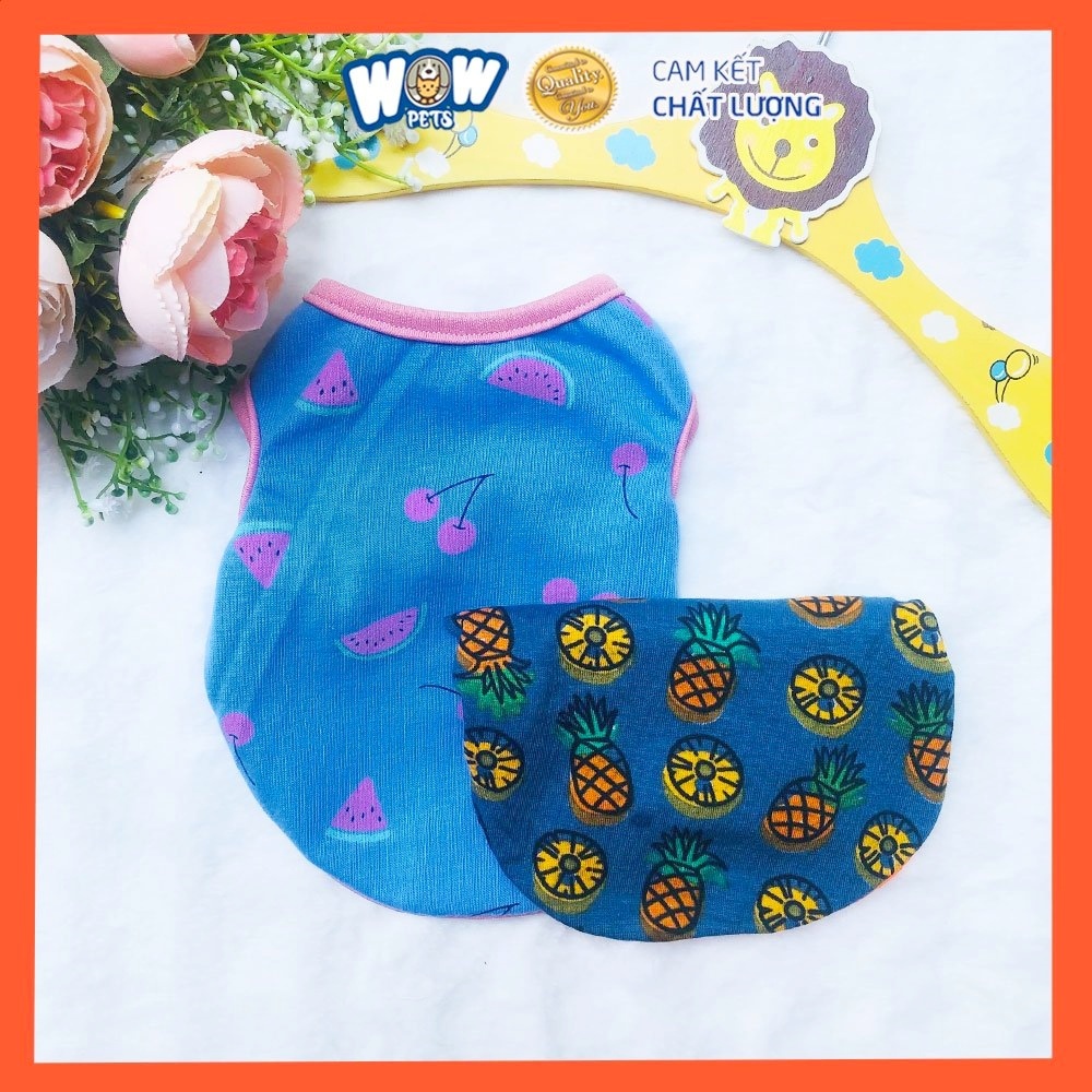 Áo thun chó mèo  mỏng thoáng,  wowpets thời trang chó mèo, giá rẻ, mẫu mới