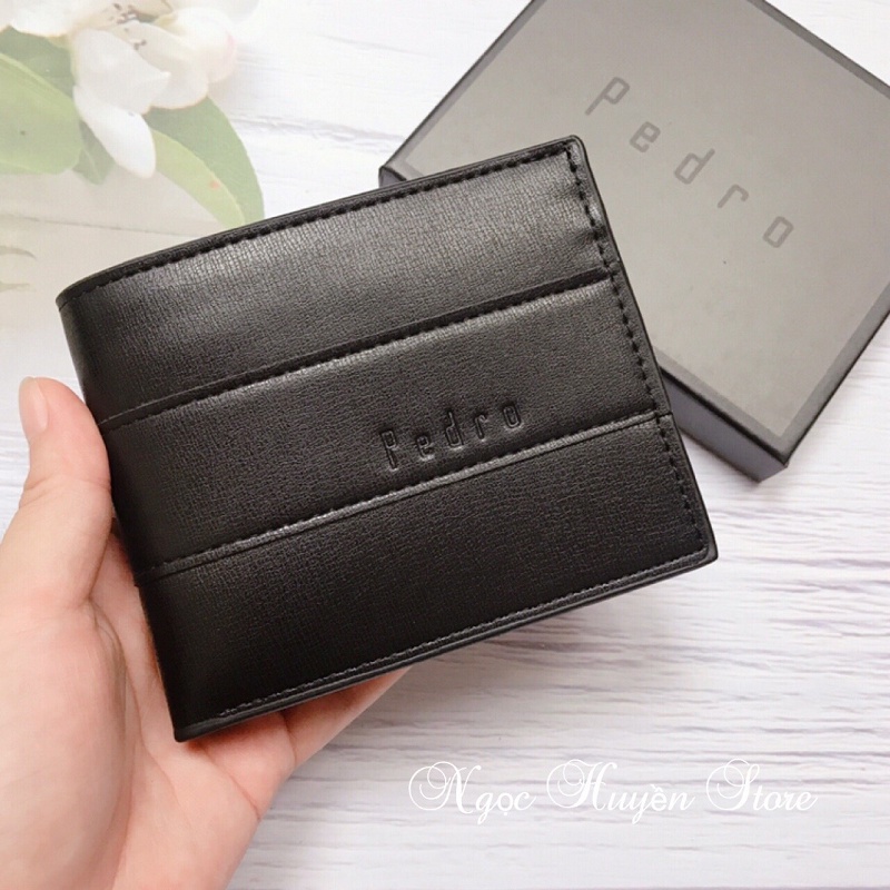 𝐓𝐚̣̆𝐧𝐠 𝐡𝐨̣̂𝐩+𝐭𝐮́𝐢 Ví Da Nam Pedro Cao Cấp- Bóp Nam Hàng Hiệu Sang Trọng, Lịch Sự, Quà Tặng Đẳng Cấp MS01