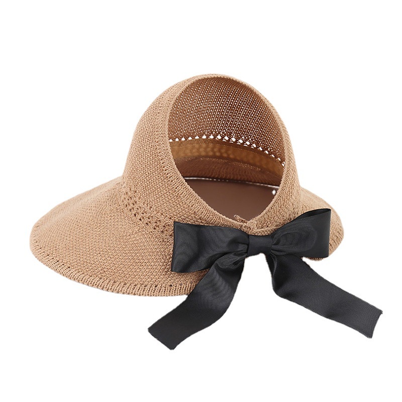 Mũ Cói Tai Bèo Đi Biển Vành Rộng Thắt Nơ Siêu Xinh