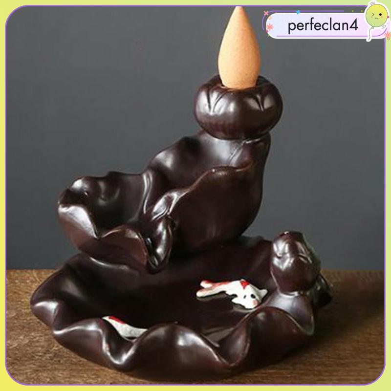 Thác Khói Trầm Hương Hình Nón Bằng Gốm Perfeclan4