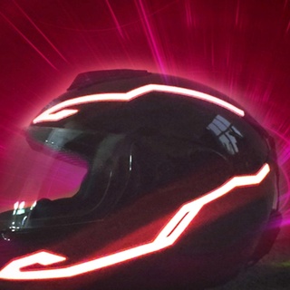 Universal Waterproof Safety Durable Night Riding Stick On Signal Flashing Motorcycle Helmet Light