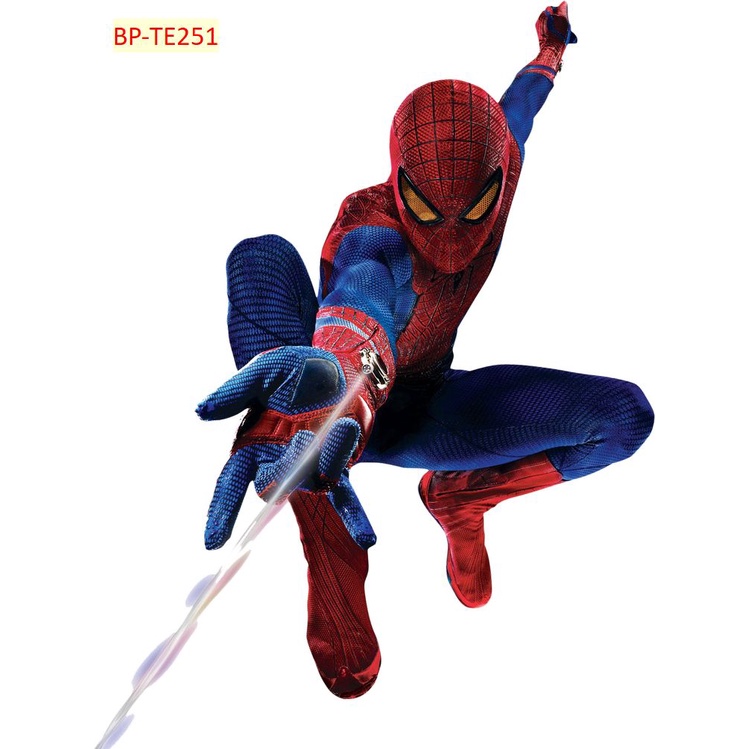 Tranh Dán Tường Trẻ Em Chủ Đề Phim Hoạt Hình Siêu Nhân SPIDER MAN chất liệu chống thấm nước