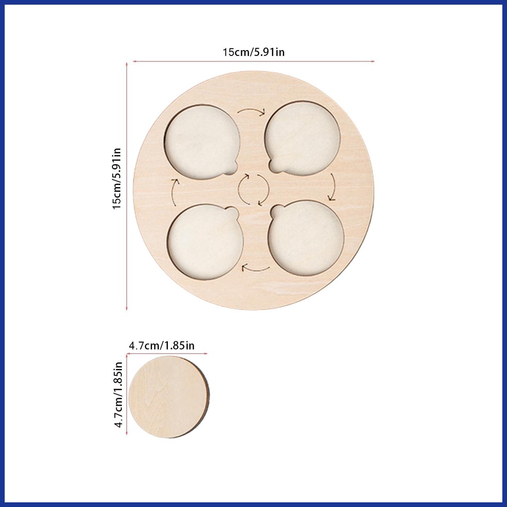 Bộ Đồ Chơi Xếp Hình Vòng Đời Của Đời Sống Bằng Gỗ Kèm Năm Ngăn Dành Cho Bé