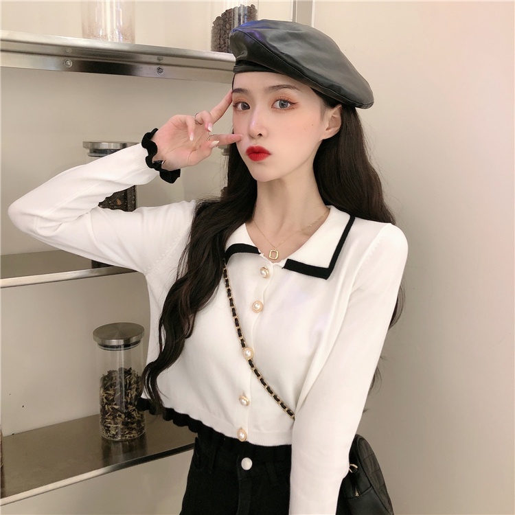 NRVP Áo Sweater Dài Tay Phong Cách Hàn Quốc Sành Điệu Dành Cho Nữ