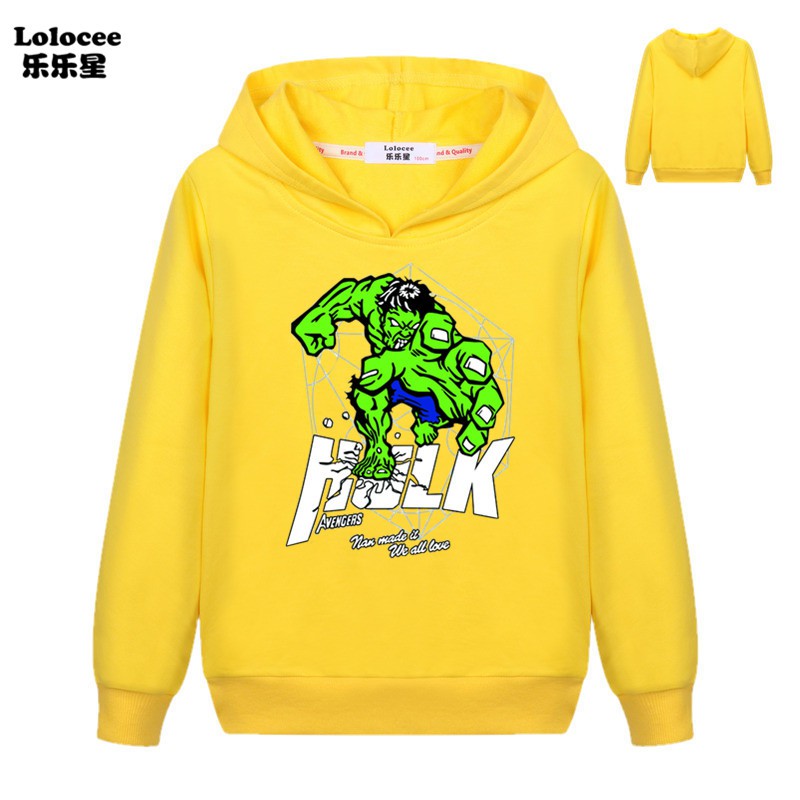 MARVEL Áo Hoodies In Hình Người Khổng Lồ Xanh