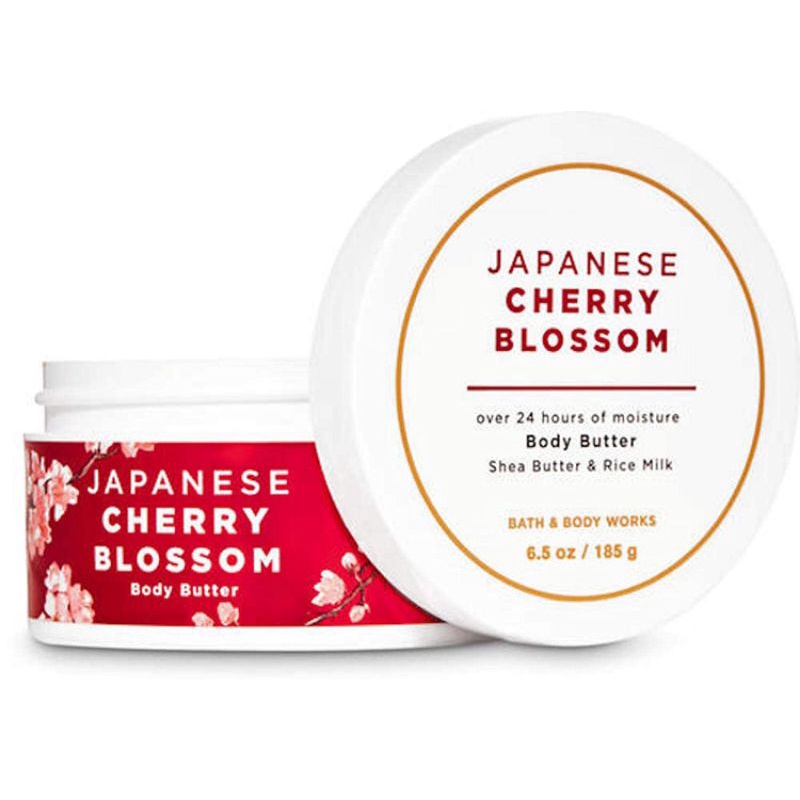 Bơ dưỡng thể toàn thân Japanese Cherry Blossom Body Butter Shea Butter & Rice Milk 185g