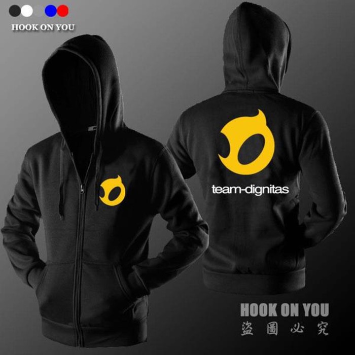 Áo Khoác Hoodie Có Khóa Kéo In Hình Game Dota 2