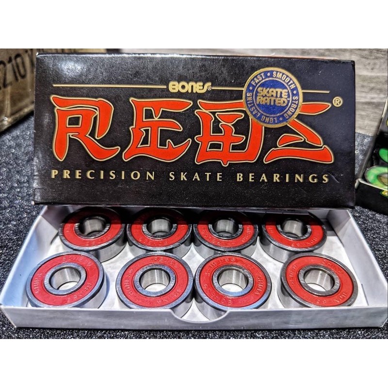 Vòng Bi Ván Trượt Skateboard Cao Cấp- BONES REDS BEARINGS