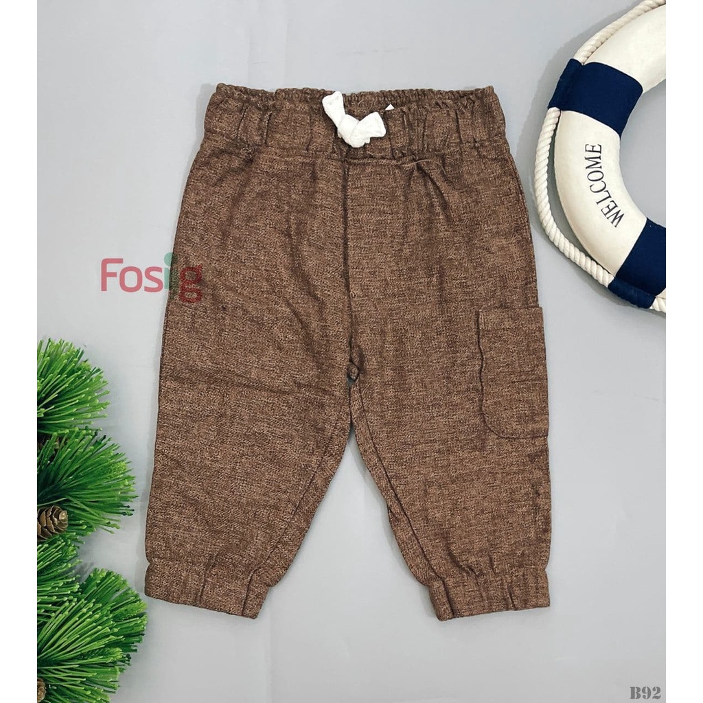 [6-7kg] Quần Thun Dài Bé Trai Cter - Nâu DT
