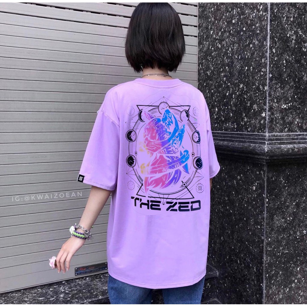 Áo thun nam nữ THE ZED cực đẹp from rộng unisex cao cấp bền màu 1Kenz