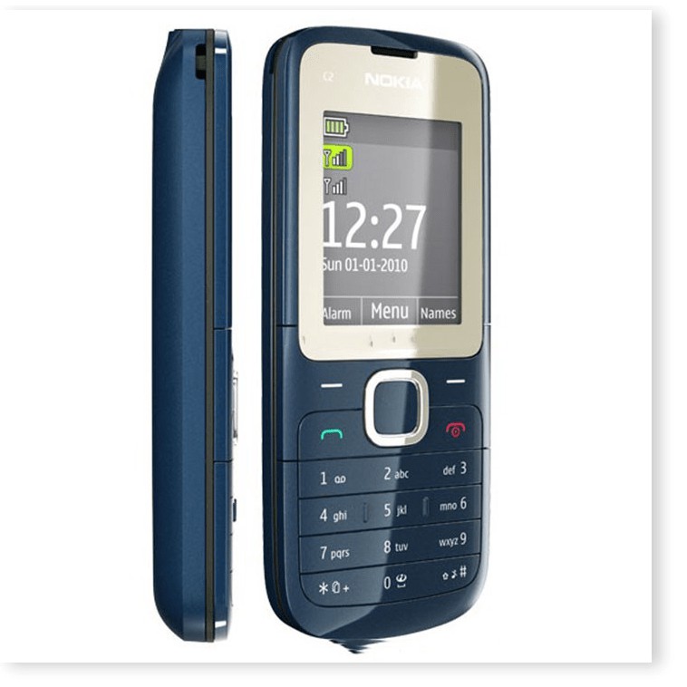 Điện thoại 🤗 Freeship 🤗 Nokia C2-00 2 sim 2 sóng loa to rõ thiết kế bo góc độc đáo - DT0038