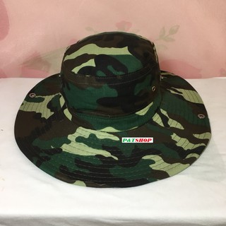 Mũ tai bèo vành lớn họa tiết rằn ri dành cho nam nữ.