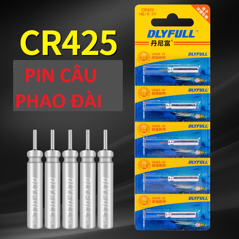 Pin Điện Tử CR-425 ,Chuyên lắp phao câu đài câu đêm