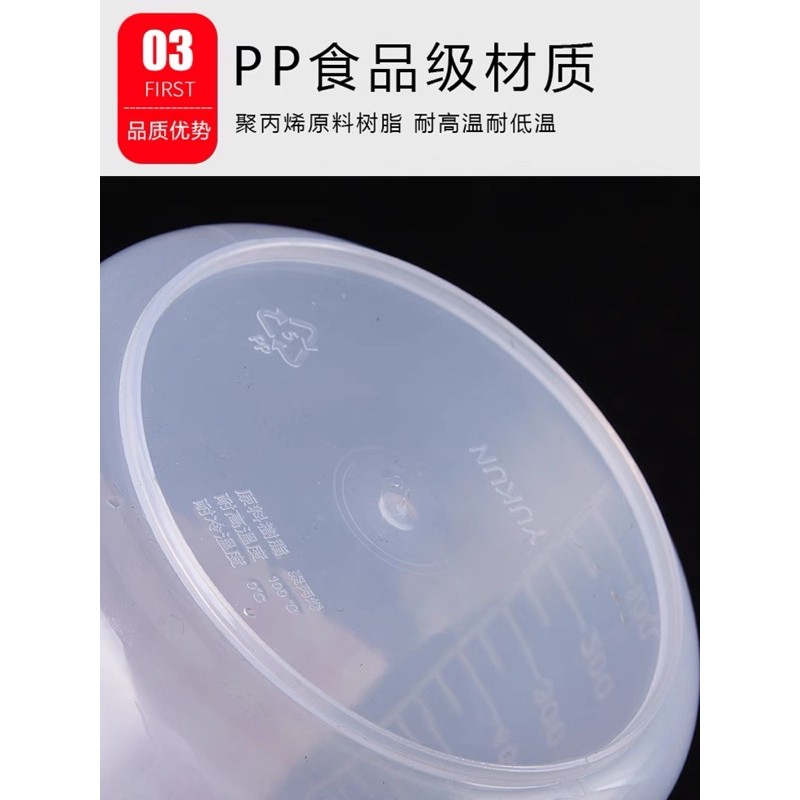 Cốc đong 500ml, dụng cụ chia nước, chất lỏng