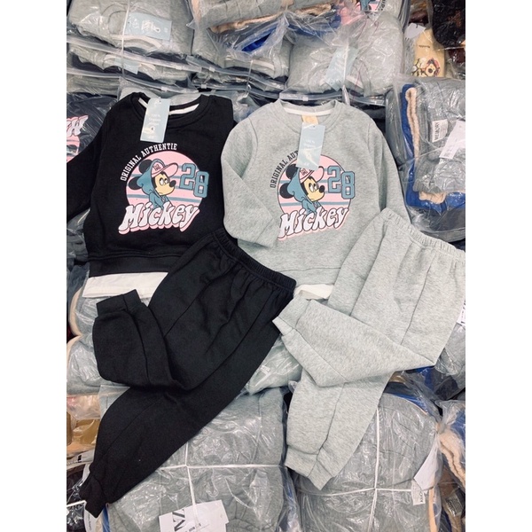 Bộ nỉ bông cho bé