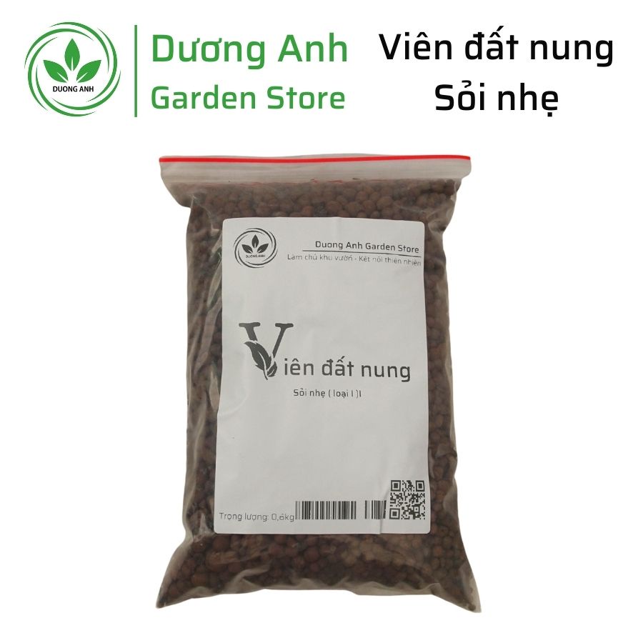 Viên đất nung | Sỏi nhẹ hàng Thái | nguyên liệu cao cấp cho sen đá, hoa lan, hoa cẩm cù | gói 0.6kg | Gói 1kg