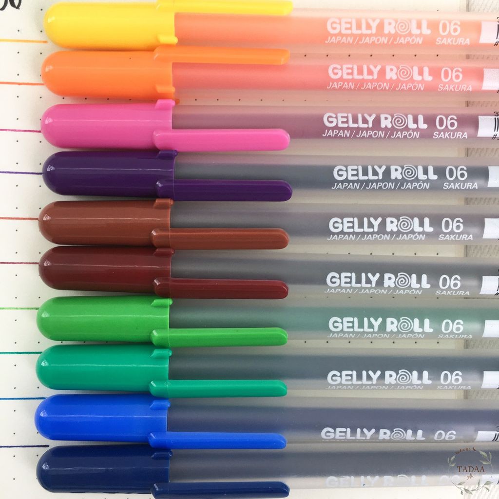 Bút gel Gelly Roll Classic 06 Sakura ngòi 0.3mm nhiều màu sắc